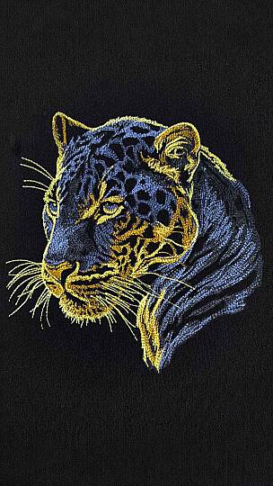 BUGİNOR PANTHER - PANTER NAKIŞLI SİYAH OVERSİZE TİŞÖRT - 3
