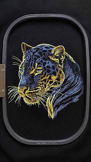 BUGİNOR PANTHER - PANTER NAKIŞLI SİYAH OVERSİZE TİŞÖRT - 5